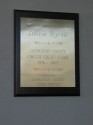 1022 Connie Myrick courtroom plaque, 2007